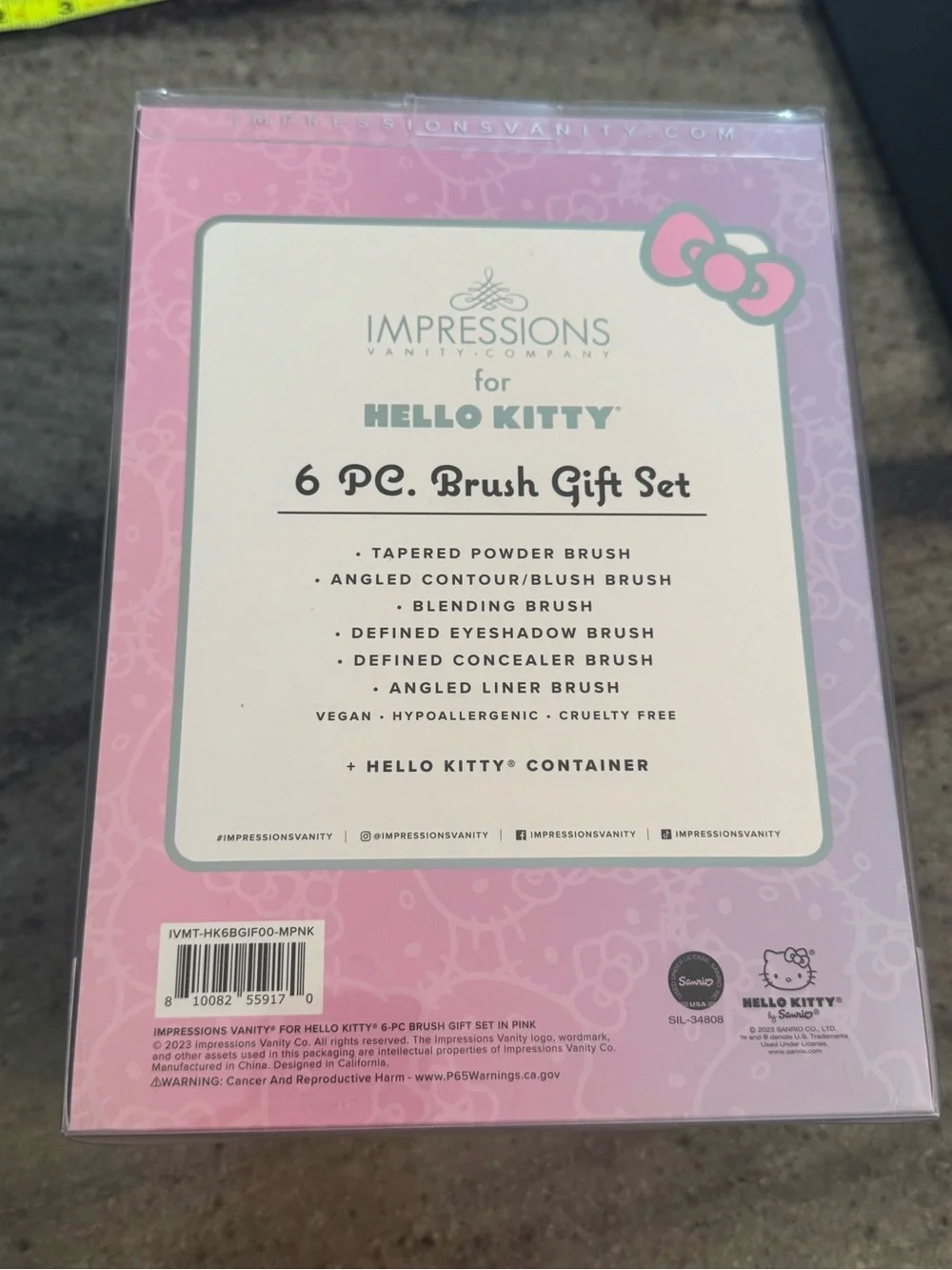 Hello Kitty brush set